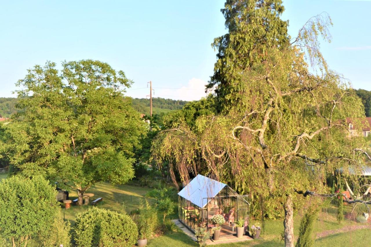 Au Temps Suspendu Bed and Breakfast Champagney Exteriör bild