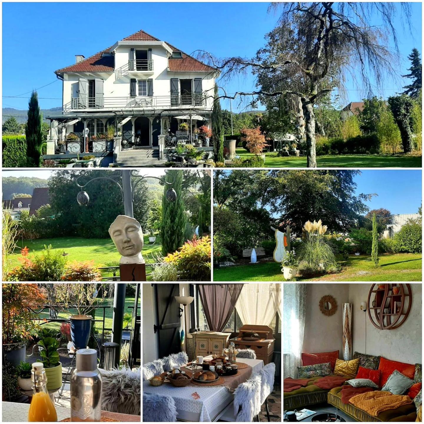 Au Temps Suspendu Bed and Breakfast Champagney Exteriör bild